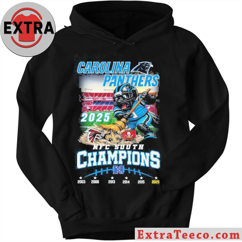 Official This t-shirt commemorates the Carolina Panthers football team winning the NFC South championship in 2025 Shirt