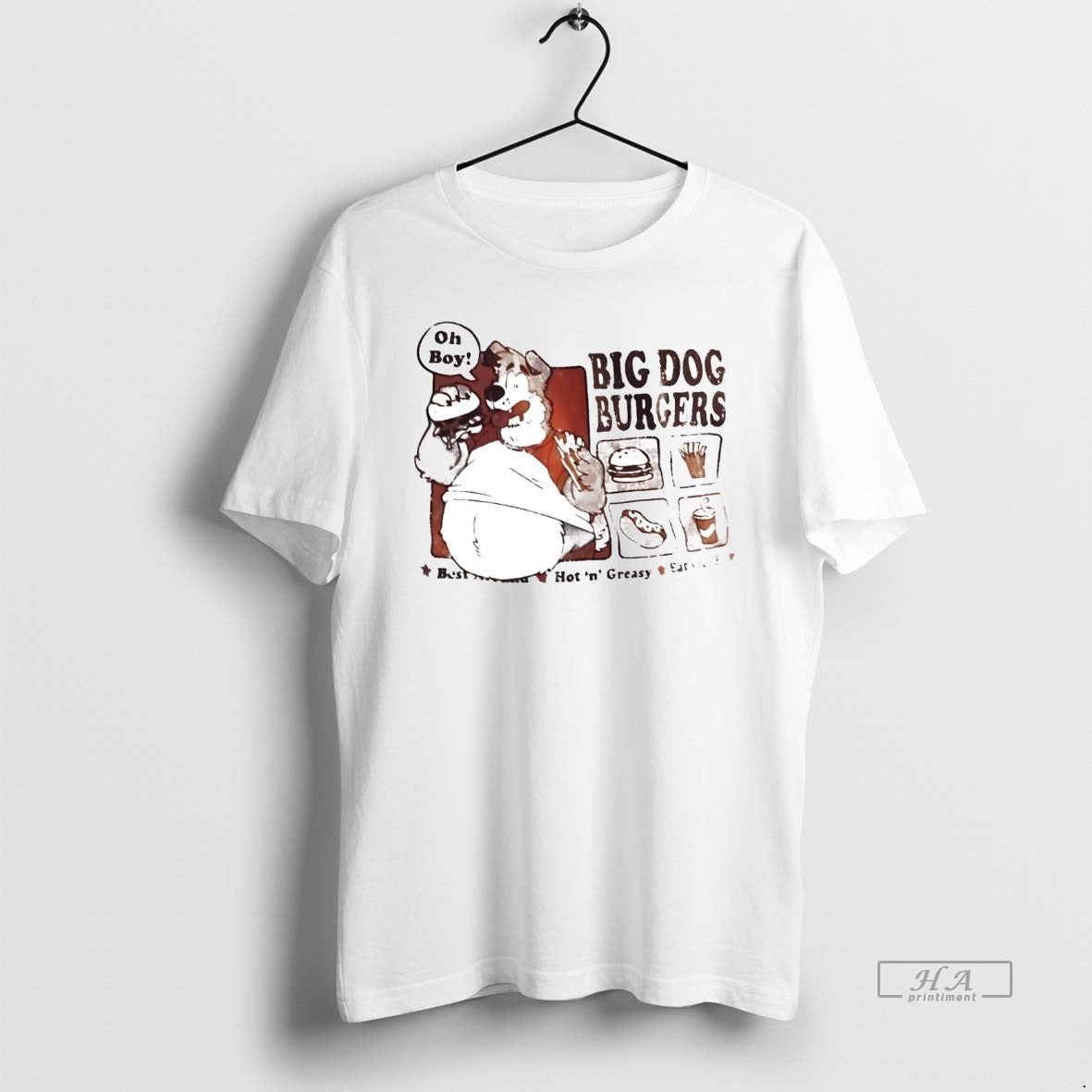 Official Trendy Big Dog Burgers Hot And Greasy Eat Your Fill
