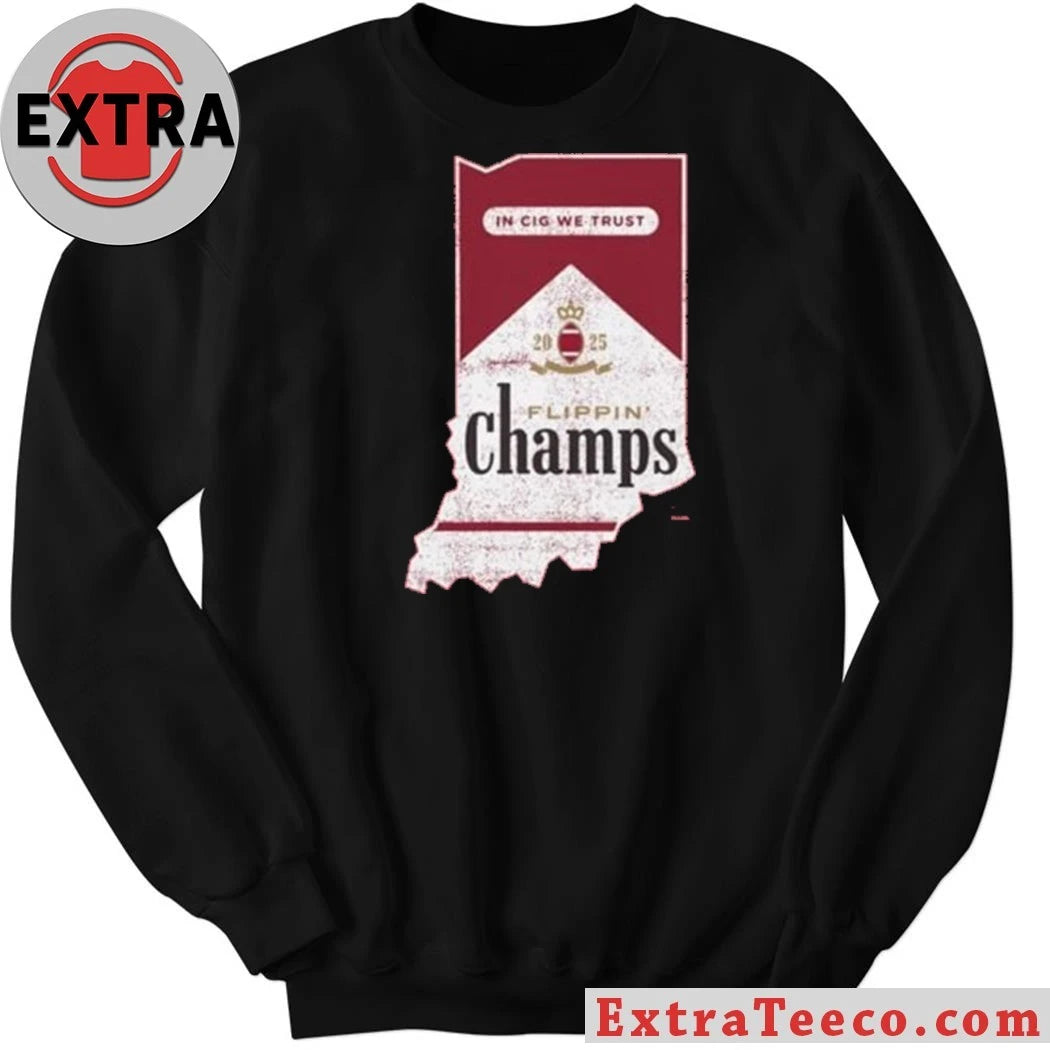 Official Tricia Whitaker Flippin Champs Indiana College Football Fans Shirt