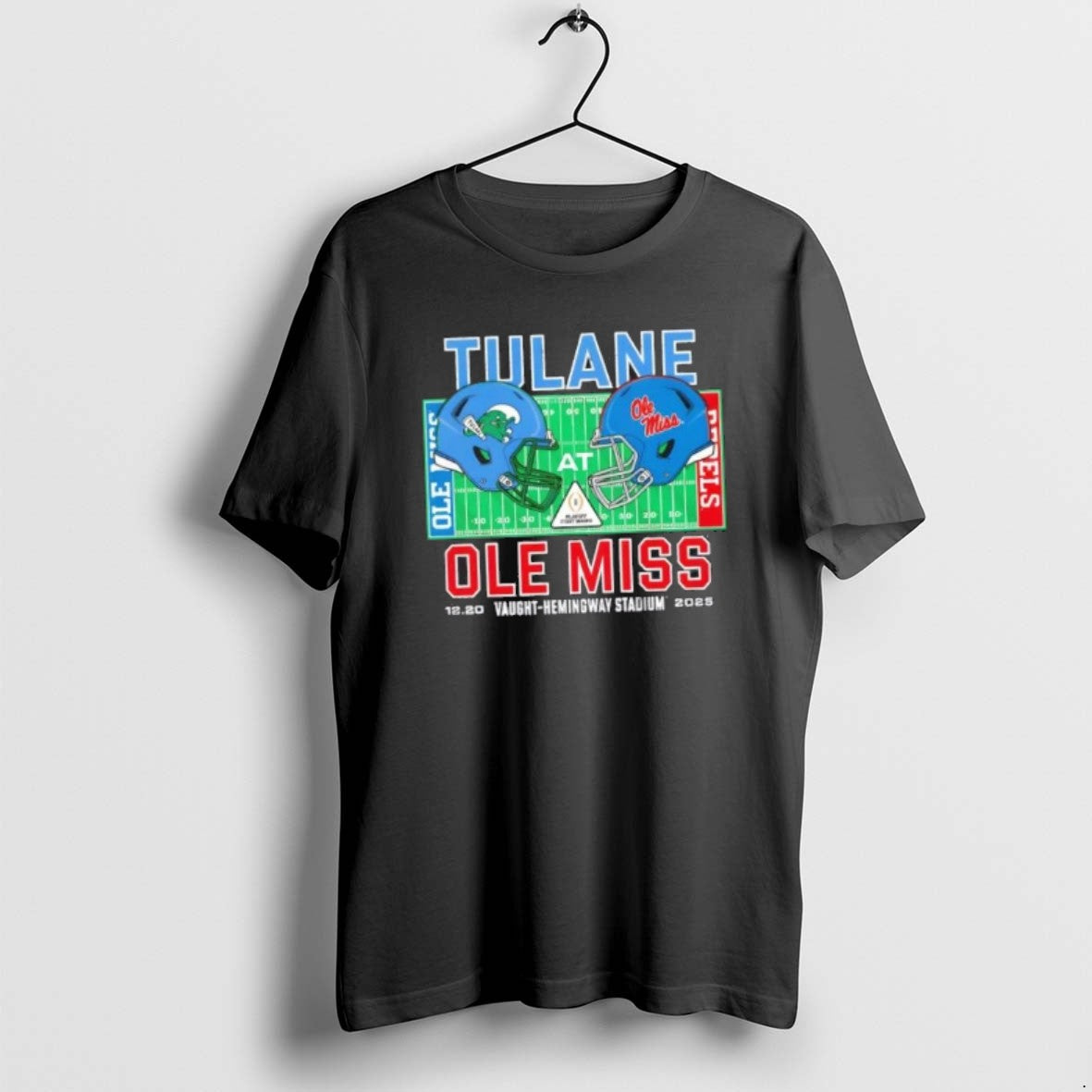 Official Tulane Vs Ole Miss 2025 College Football Helmets Playoff T-Shirts, Hoodie, Sweatshirt | PodTeesHub.com