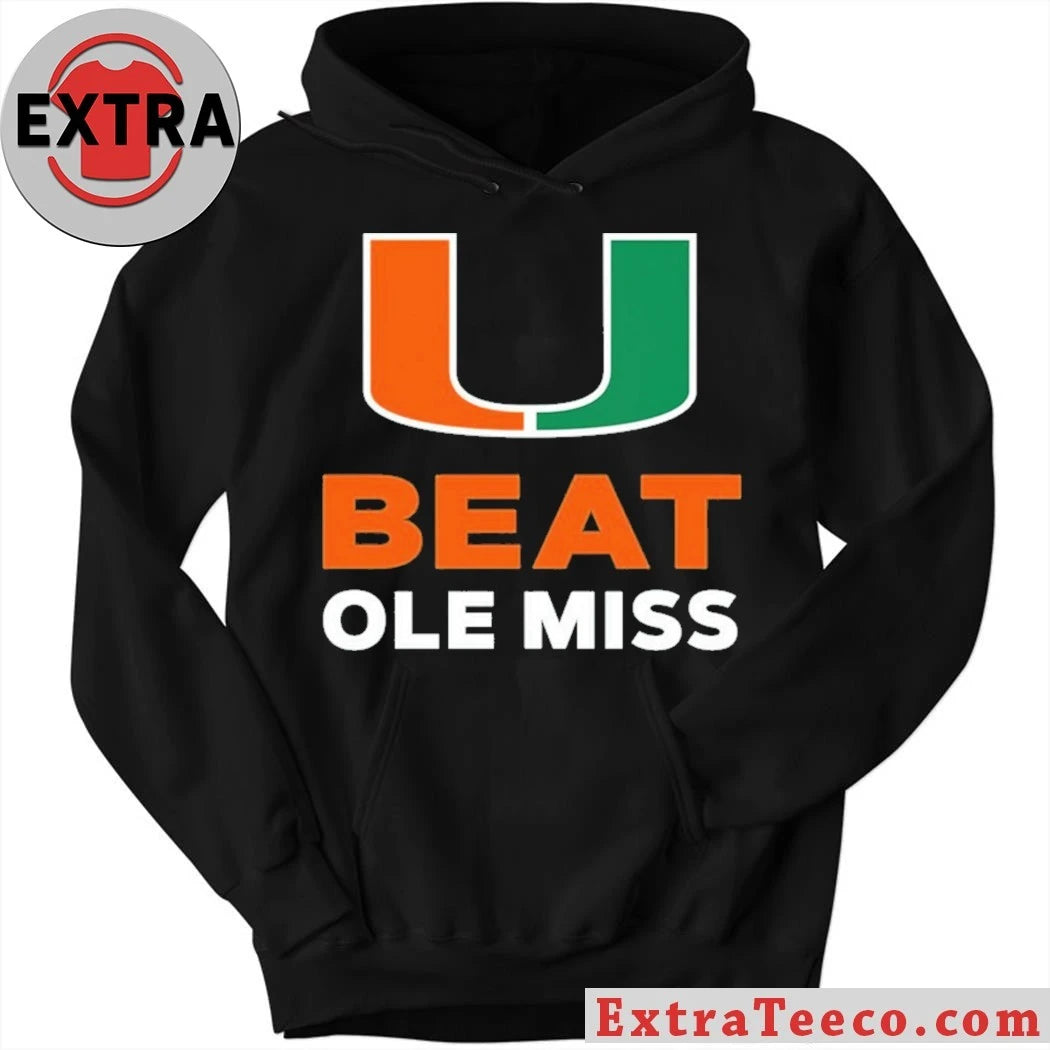 Official U Miami Football Beat Ole Miss Logo 2026 Shirt
