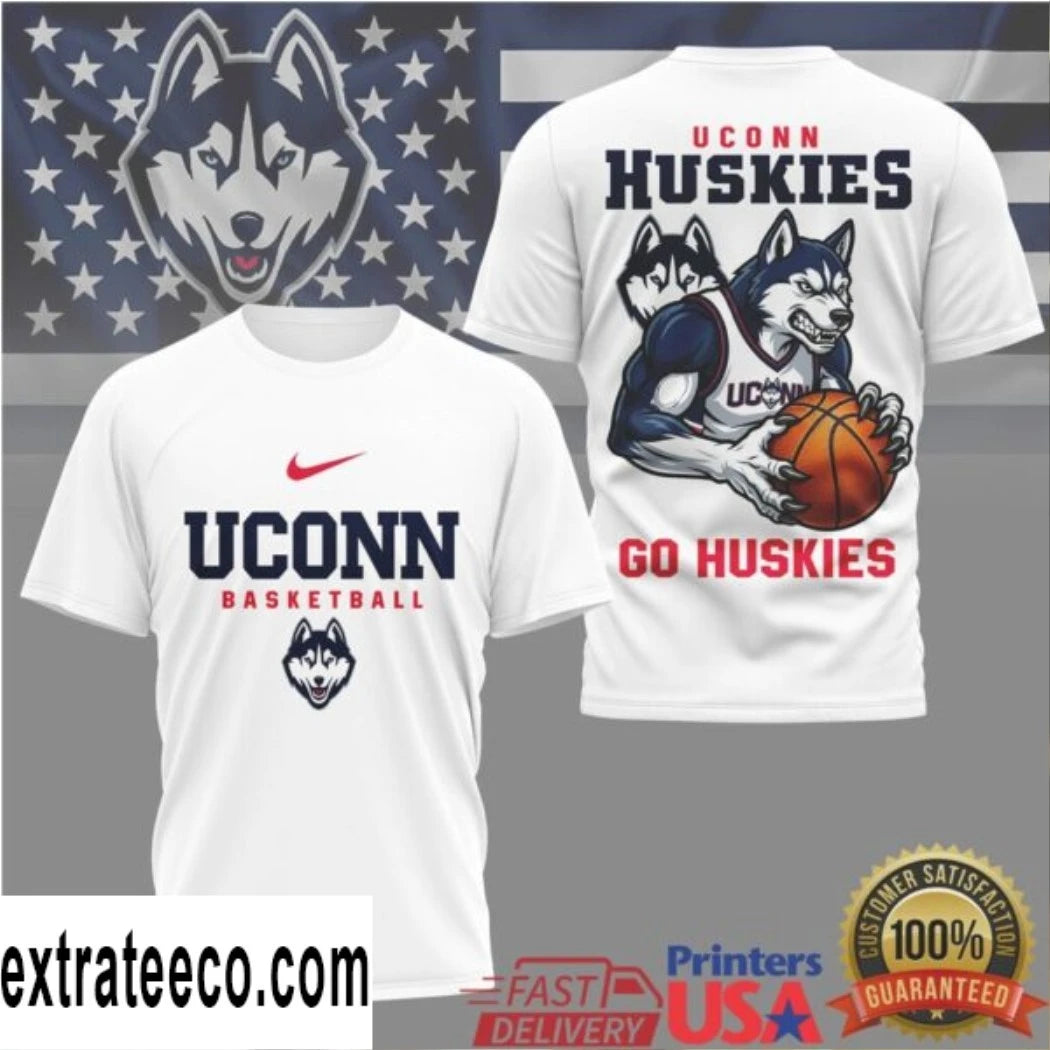 Official UConn Huskies Basketball Go Huskies Shirt