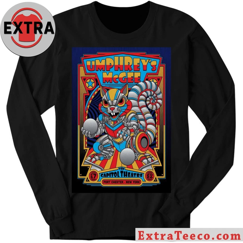 Official Umphrey’s McGee February 7 2026 In Port Chester, NY Tour Poster Shirt