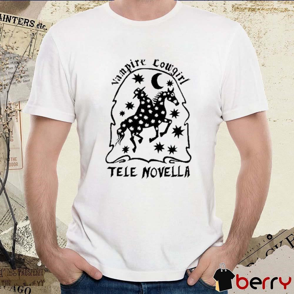 Vampire Cowgirl Tele Novella t-shirt