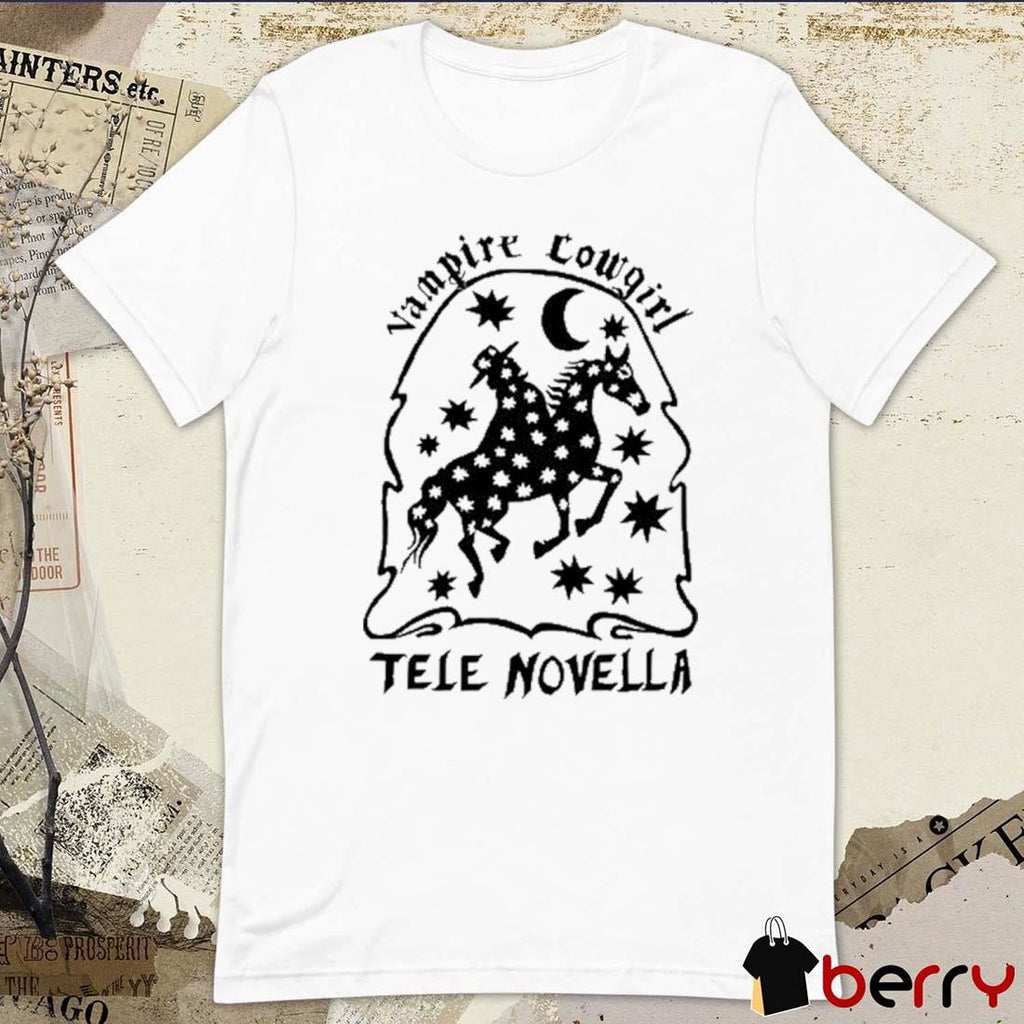 Vampire Cowgirl Tele Novella t-shirt