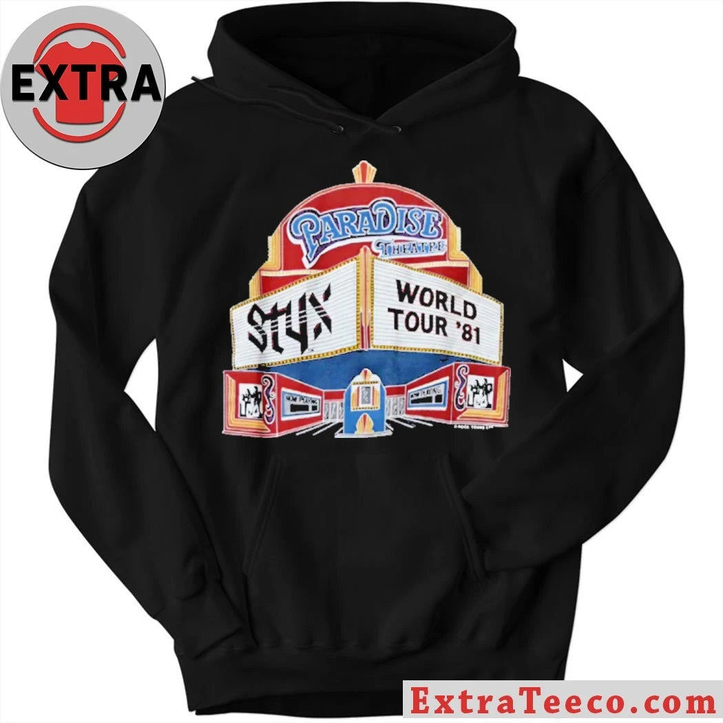 Official Vintage Shirt from the 1981 Paradise Theatre tour by the American rock band Styx