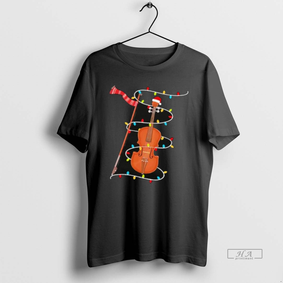 Official Violin Christmas Lights Stylish T-Shirts, Hoodie, Sweatshirt | PodTeesHub.com
