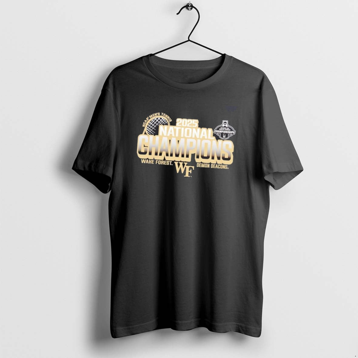 Official Wake Forest Demon Deacons Mens Tennis 2025 National Champions T-Shirts, Hoodie, Sweatshirt | PodTeesHub.com