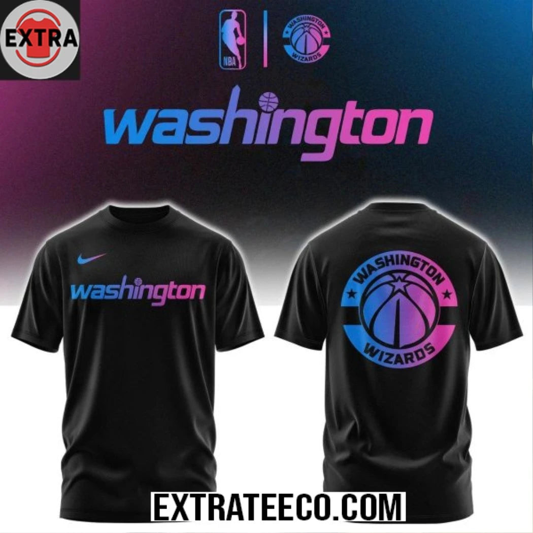 Official Washington Wizards x Cyberpunk Night 2026 NBA Champs Hoodie T-Shirt
