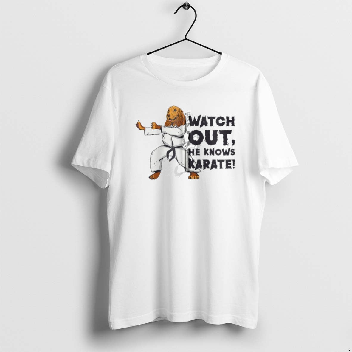 Official Watch Out He Knows Karate T-Shirts, Hoodie, Sweatshirt | PodTeesHub.com