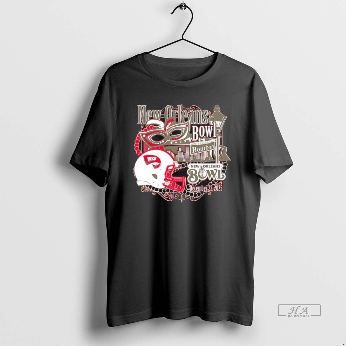 Official Western Kentucky Hilltoppers 2025 New Orleans Bowl Mask T-Shirts, Hoodie, Sweatshirt | PodTeesHub.com