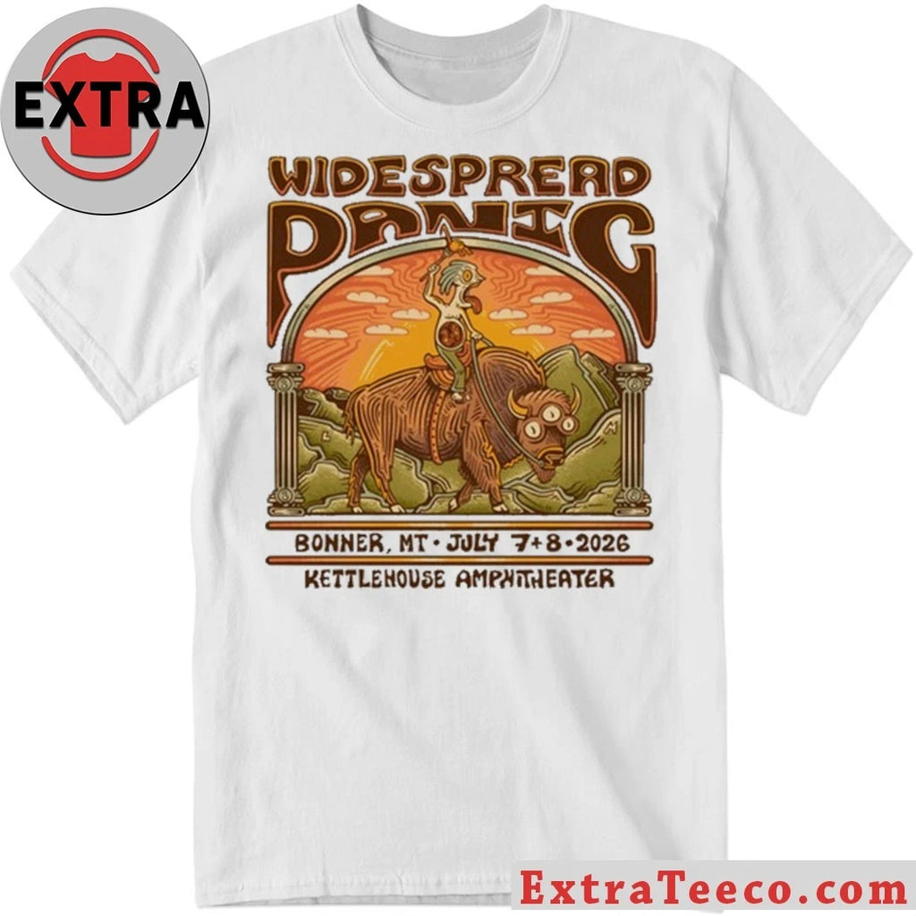 Official Widespread Panic Bonner MT On July 7-8 2026 Shirt