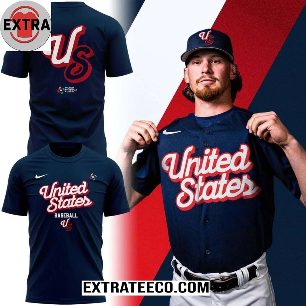 Official World Baseball Classic Baseball x USA Team 250th Birthday 2026 Hoodie T-Shirt