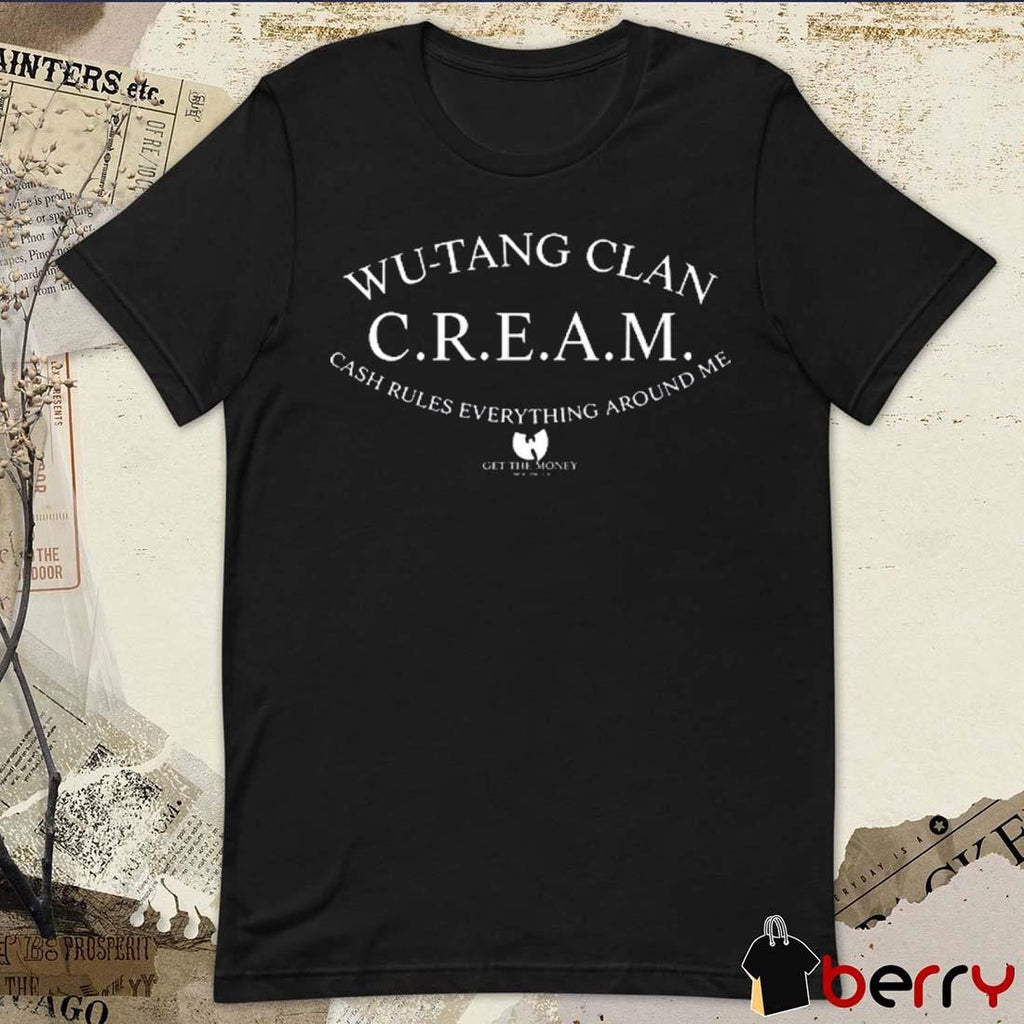 Wu Tang Clan C.R.E.A.M. Cash Rules Everything Around Me t-shirt