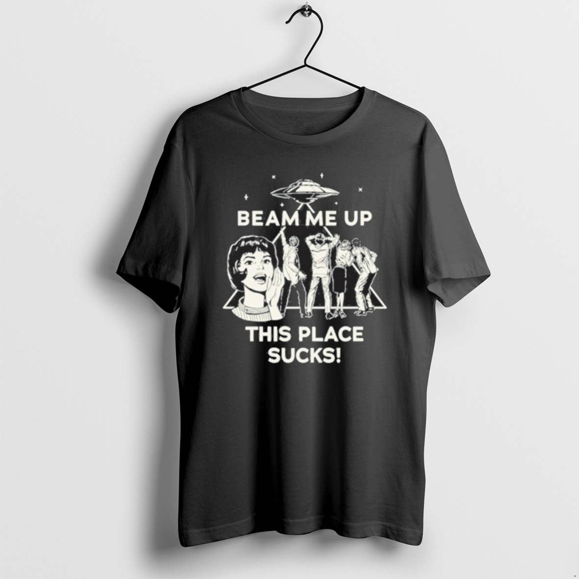 Official Wv27ctqd Beam Me Up This Place Sucks T-Shirts, Hoodie, Sweatshirt | PodTeesHub.com