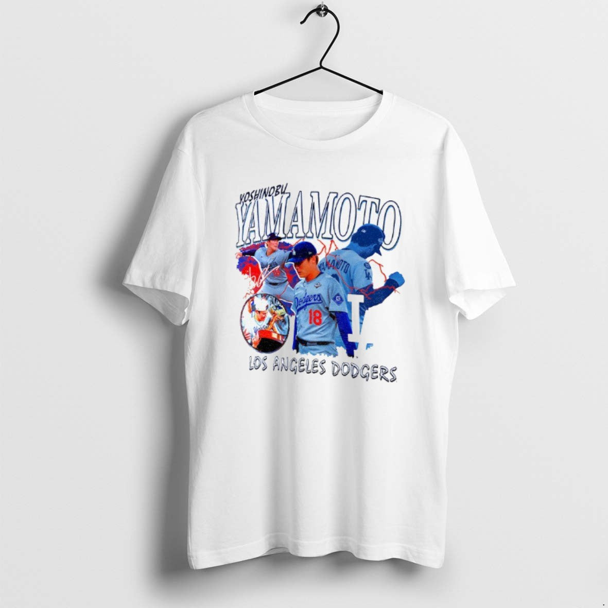 Official Yoshinobu Yamamoto Los Angeles Dodgers Mlb Baseball Graphic Signature T-Shirts, Hoodie, Sweatshirt | PodTeesHub.com