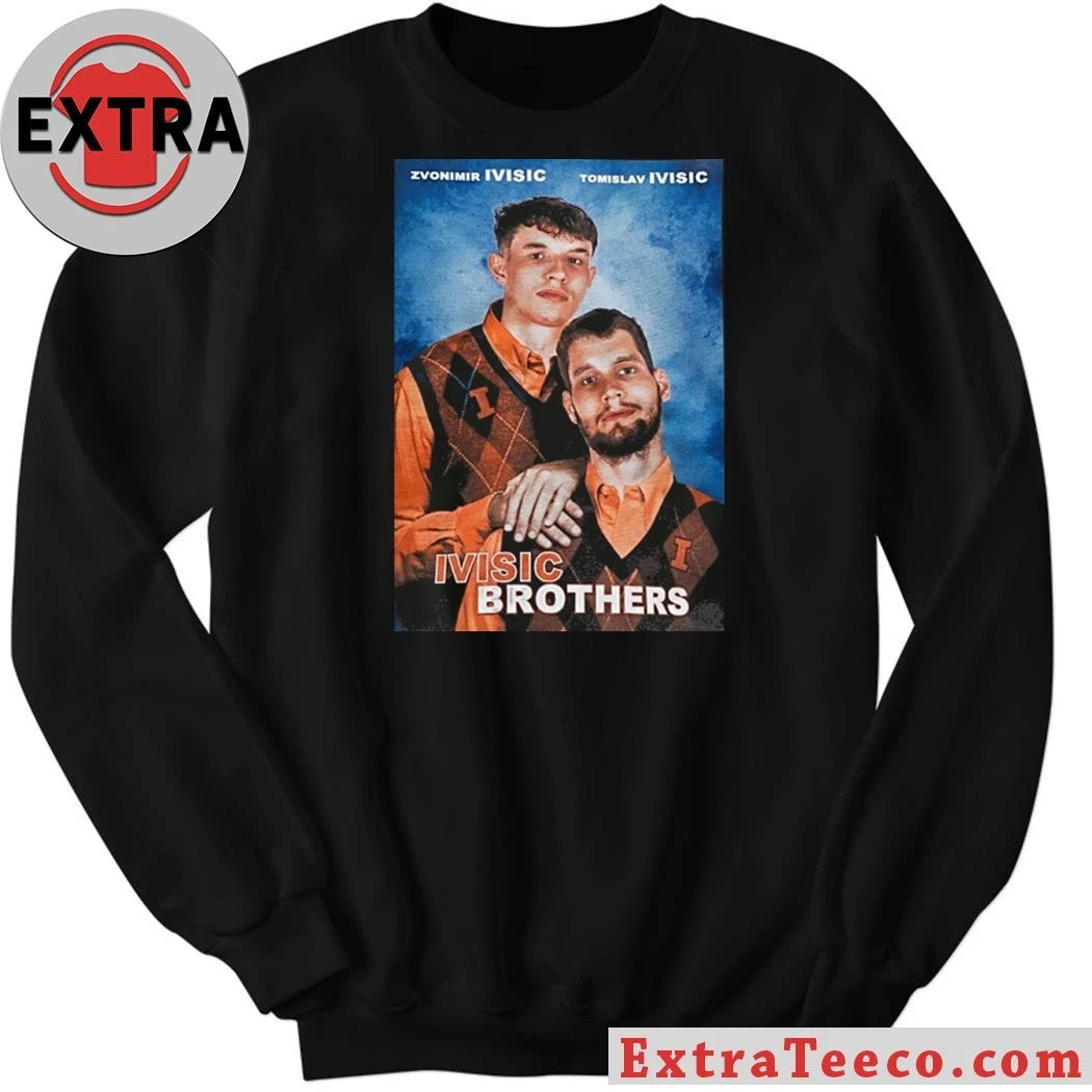 Official Zvonimir Ivisic and Tomislav Ivisic are well-known Croatian college basketball players currently playing for the Illinois Fighting Illinois team Shirt