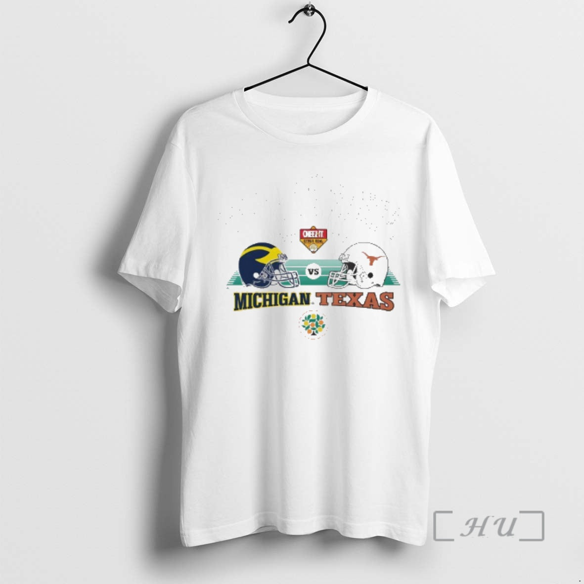 Officials 2025 Cheez It Citrus Bowl 2 Team Michigan Vs Texas Helmets Premium T Shirts Hoodie, Sweatshirt | PodTeesHub.com