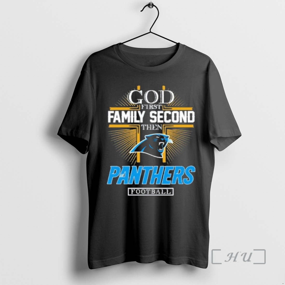 Officials 2025 God First Family Second Then Panthers Football T-Shirts, Hoodie, Sweatshirt | PodTeesHub.com