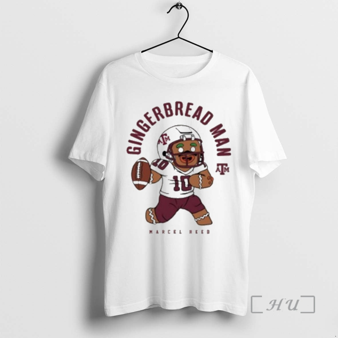 Officials 2026 Gingerbread Man Marcel Reed Texas Am Ncaa Football T-Shirts, Hoodie, Sweatshirt | PodTeesHub.com