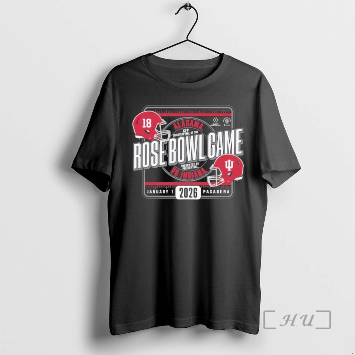 Officials Alabama Vs Indiana Football 2026 Rose Bowl Game Head To Head Premium T Shirts Hoodie, Sweatshirt | PodTeesHub.com