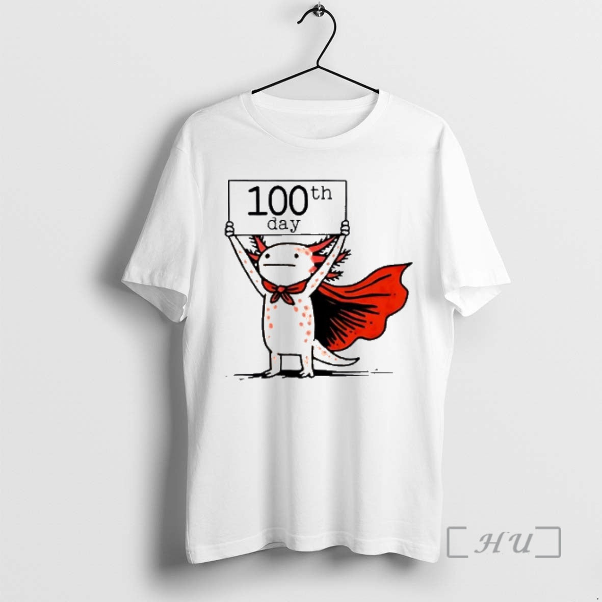 Officials Axolotl 100 Days Of School T-Shirts, Hoodie, Sweatshirt | PodTeesHub.com