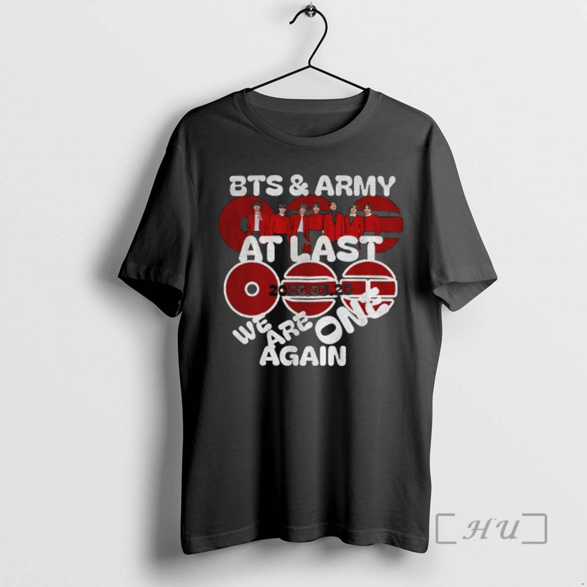 Officials Bts And Army Comeback 2026 At Last We Are One Again Premium T Shirts Hoodie, Sweatshirt | PodTeesHub.com