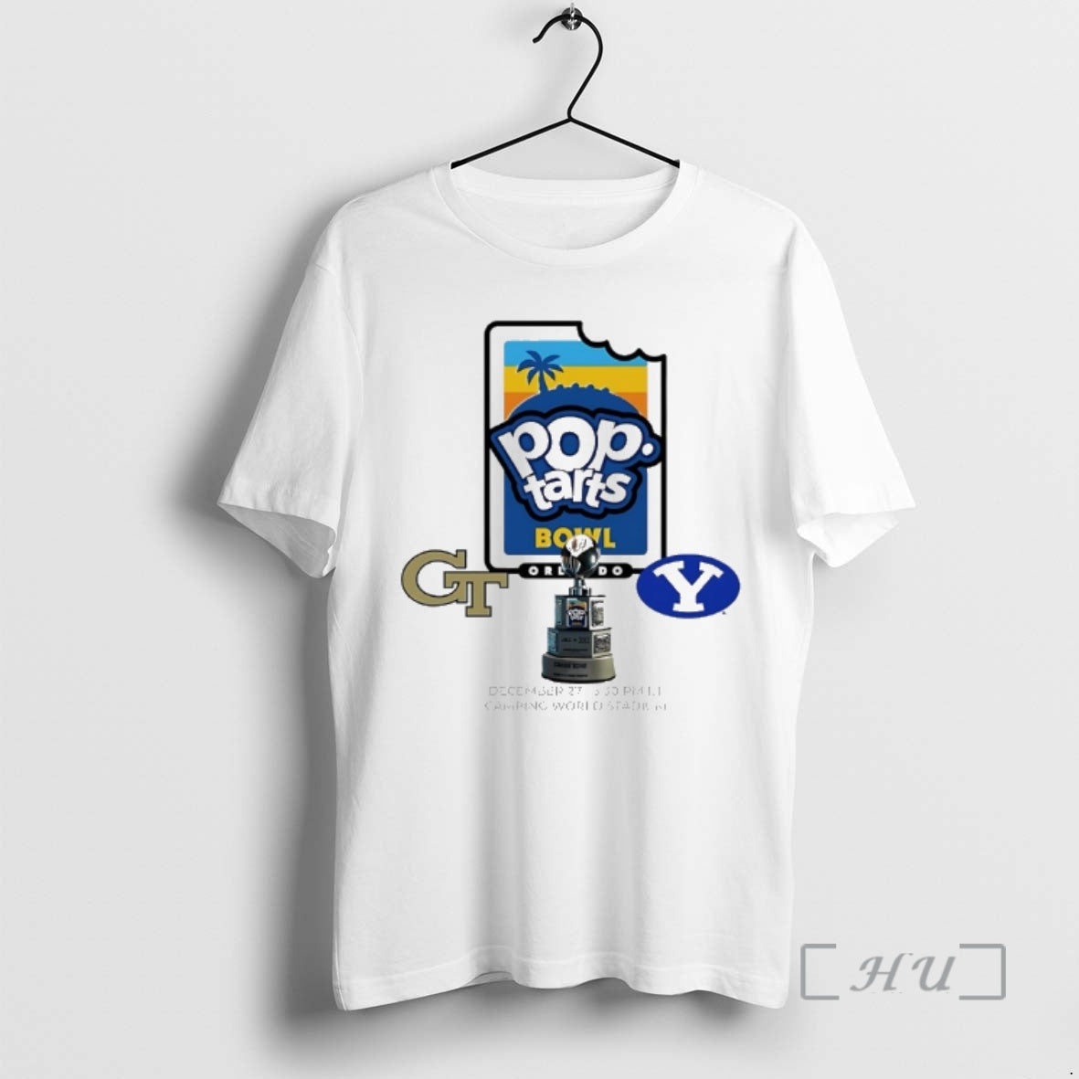 Officials Byu Cougars Vs Georgia Tech Yellow Jackets 2025 Pop Tarts Bowl Premium T Shirts Hoodie, Sweatshirt | PodTeesHub.com