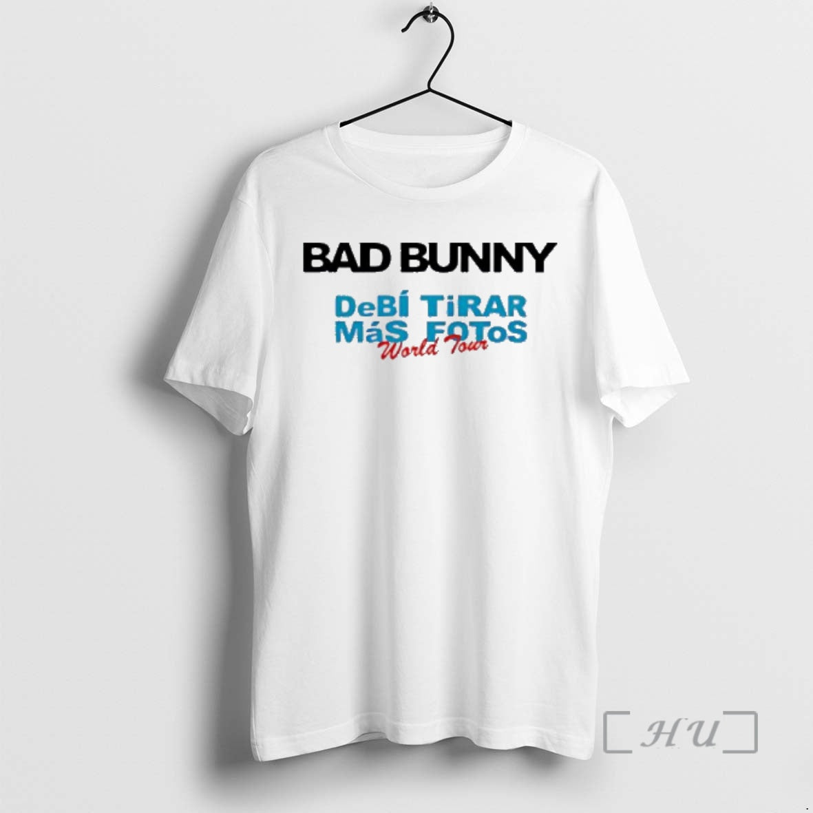 Officials Bad Bunny Debi Tirar Mas Fotos World Tour T-Shirts, Hoodie, Sweatshirt | PodTeesHub.com