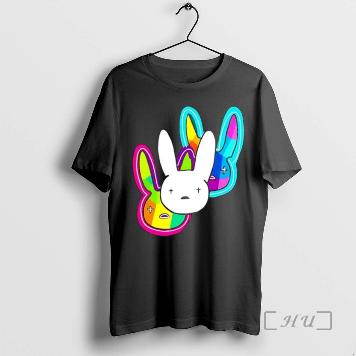 Officials Bad Bunny Head Pride Cute T-Shirts, Hoodie, Sweatshirt | PodTeesHub.com