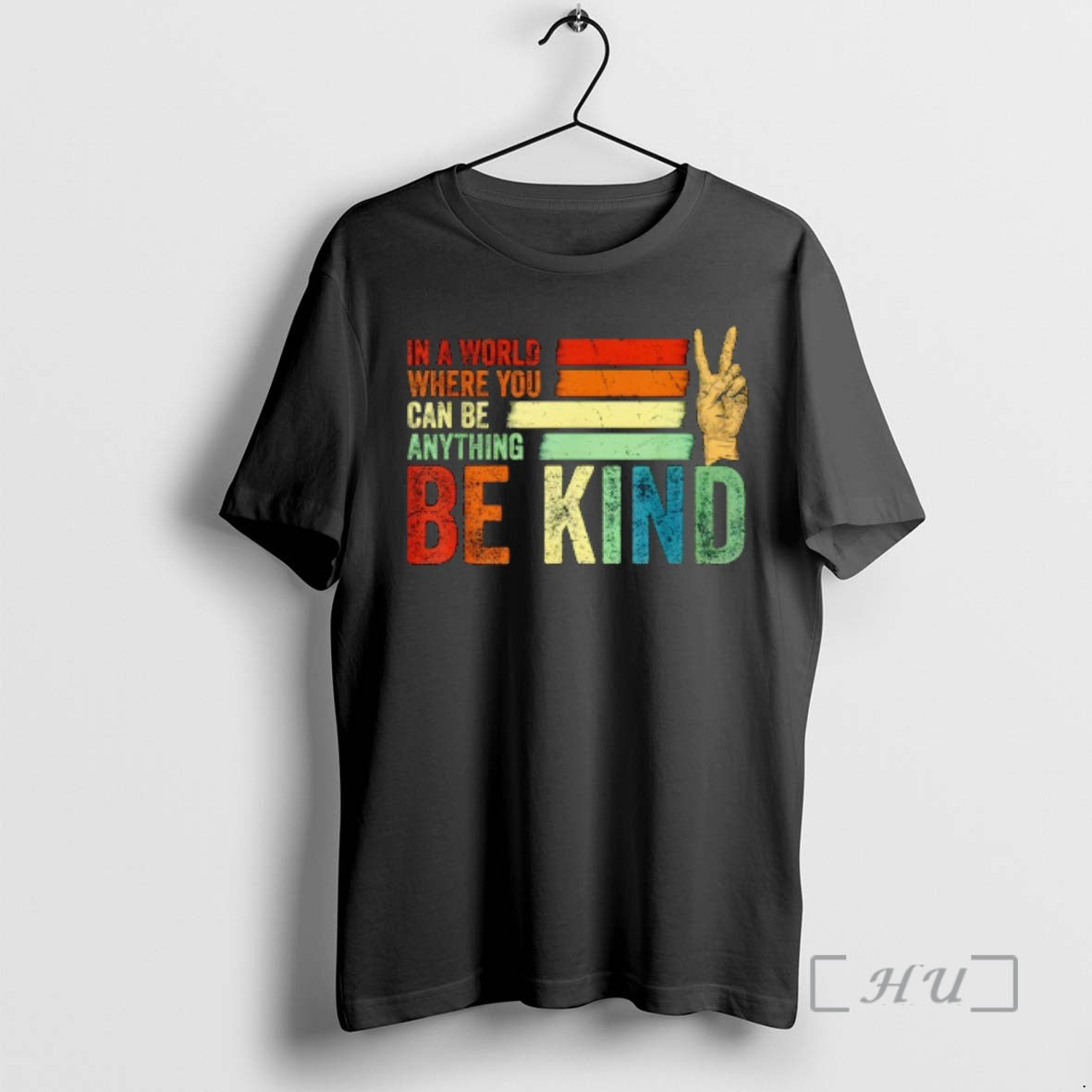 Officials Be Kind In A World Where You Can Be Anything Kindness Retro Premium T-Shirts, Hoodie, Sweatshirt | PodTeesHub.com