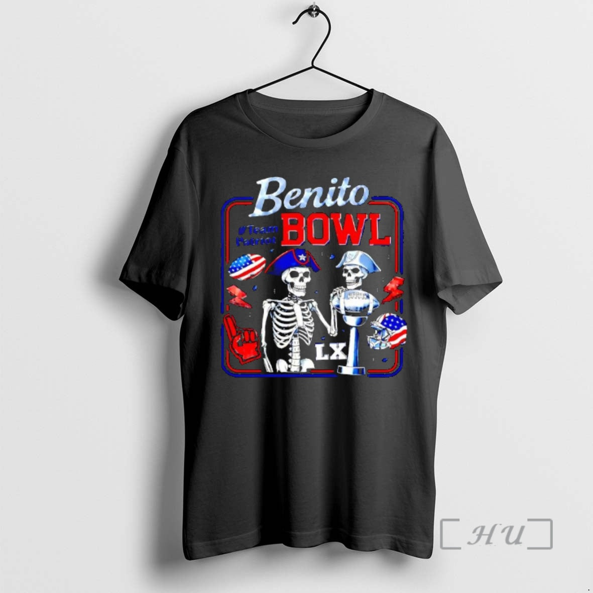 Officials Benito Bowl Team Patriot Vintage Skeleton T-Shirts, Hoodie, Sweatshirt | PodTeesHub.com