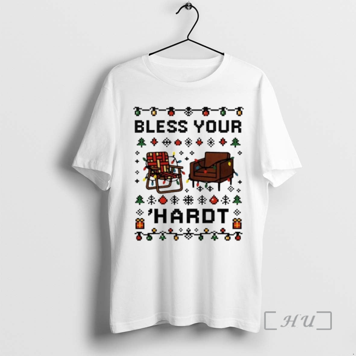 Officials Bless Your Hardt Ugly Christmas Ornaments T-Shirts, Hoodie, Sweatshirt | PodTeesHub.com