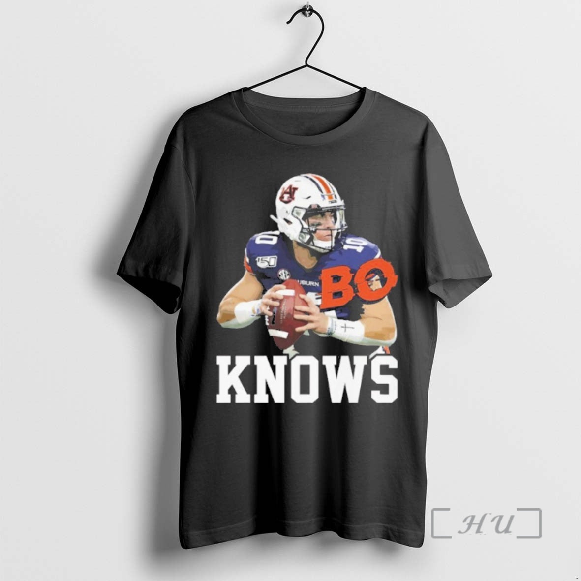 Officials Bo Nix College Football Fan Bo Knows Parody T-Shirts, Hoodie, Sweatshirt | PodTeesHub.com