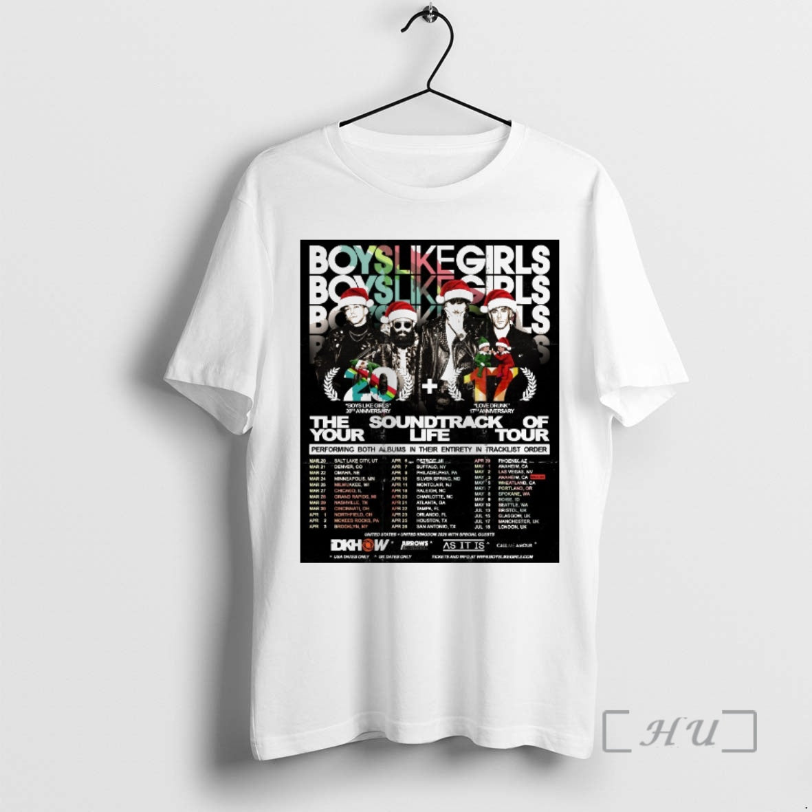 Officials Boys Like Girls The Soundtrack Of Your Life 2026 Tour Premium T Shirts Sweater Hoodie, Sweatshirt | PodTeesHub.com