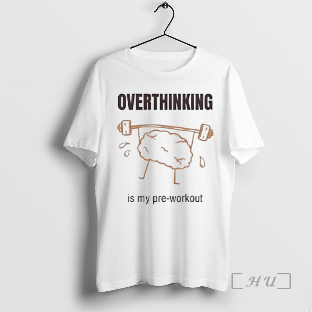 Officials Brain Lifting Weights Overthinking Is My Pre Workout T-Shirts, Hoodie, Sweatshirt | PodTeesHub.com