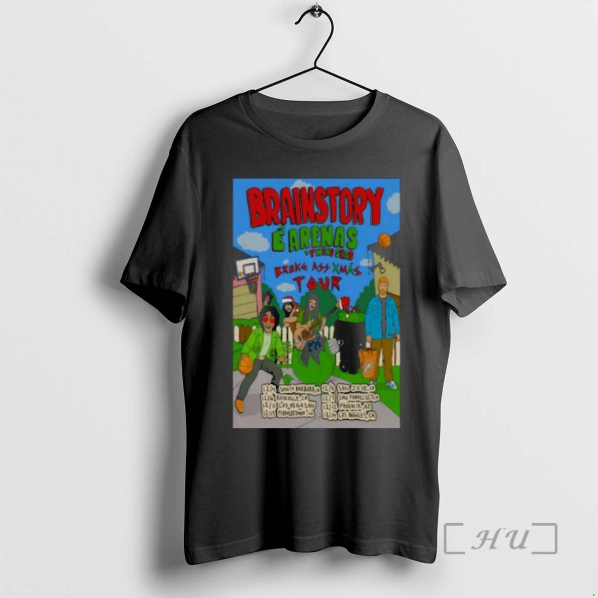 Officials Brainstory Broke Ass Xmas Tour 25 T-Shirts, Hoodie, Sweatshirt | PodTeesHub.com