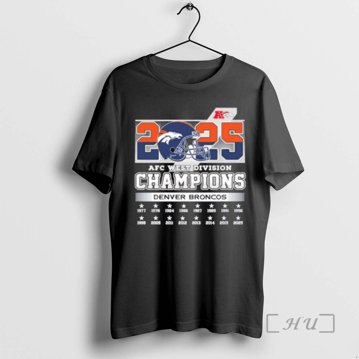 Officials Broncos Afc West Division Champs T-Shirts, Hoodie, Sweatshirt | PodTeesHub.com