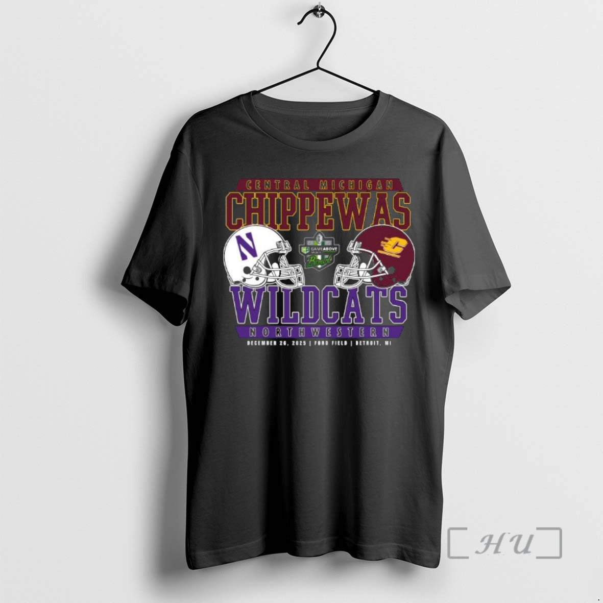 Officials Central Michigan Vs Northwestern 2025 Gameabove Sports Bowl Dueling Helmets Premium T Shirts Sweater Hoodie,...