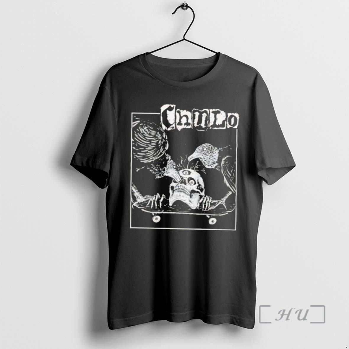 Officials Chaudo Skull Ravens Retro T-Shirts, Hoodie, Sweatshirt | PodTeesHub.com