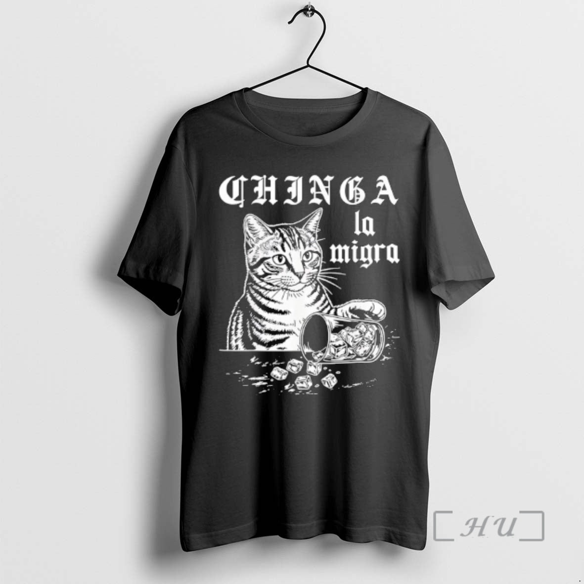 Officials Chinga La Migra Cat Vintage Cat T-Shirts, Hoodie, Sweatshirt | PodTeesHub.com