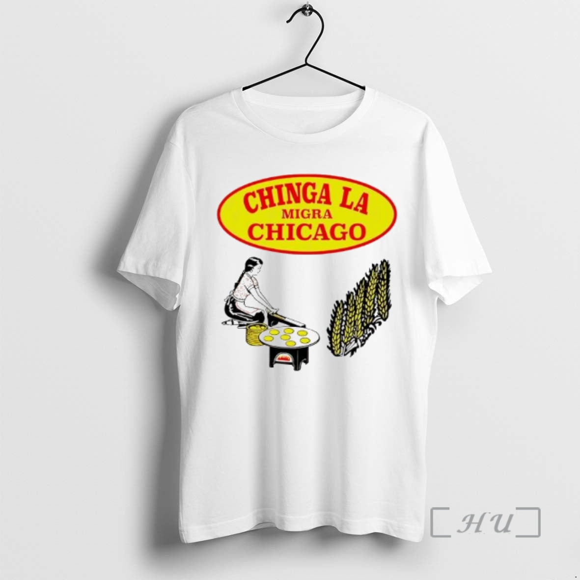 Officials Chinga La Migra Chicago Tortilla Logo T-Shirts, Hoodie, Sweatshirt | PodTeesHub.com