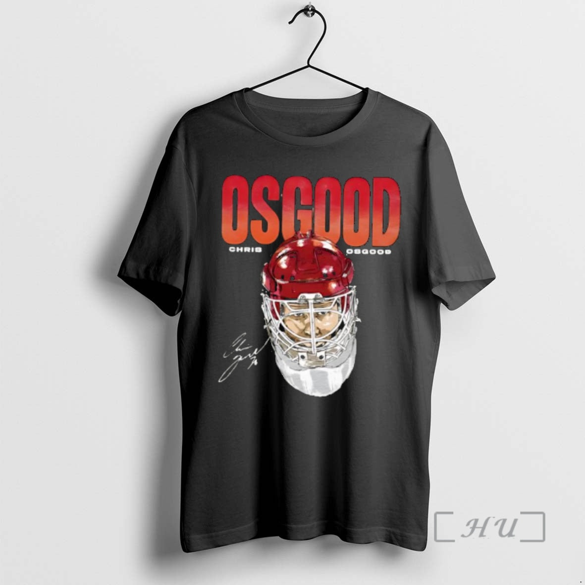 Officials Chris Osgood Detroit Hockey Mask Signature T-Shirts, Hoodie, Sweatshirt | PodTeesHub.com