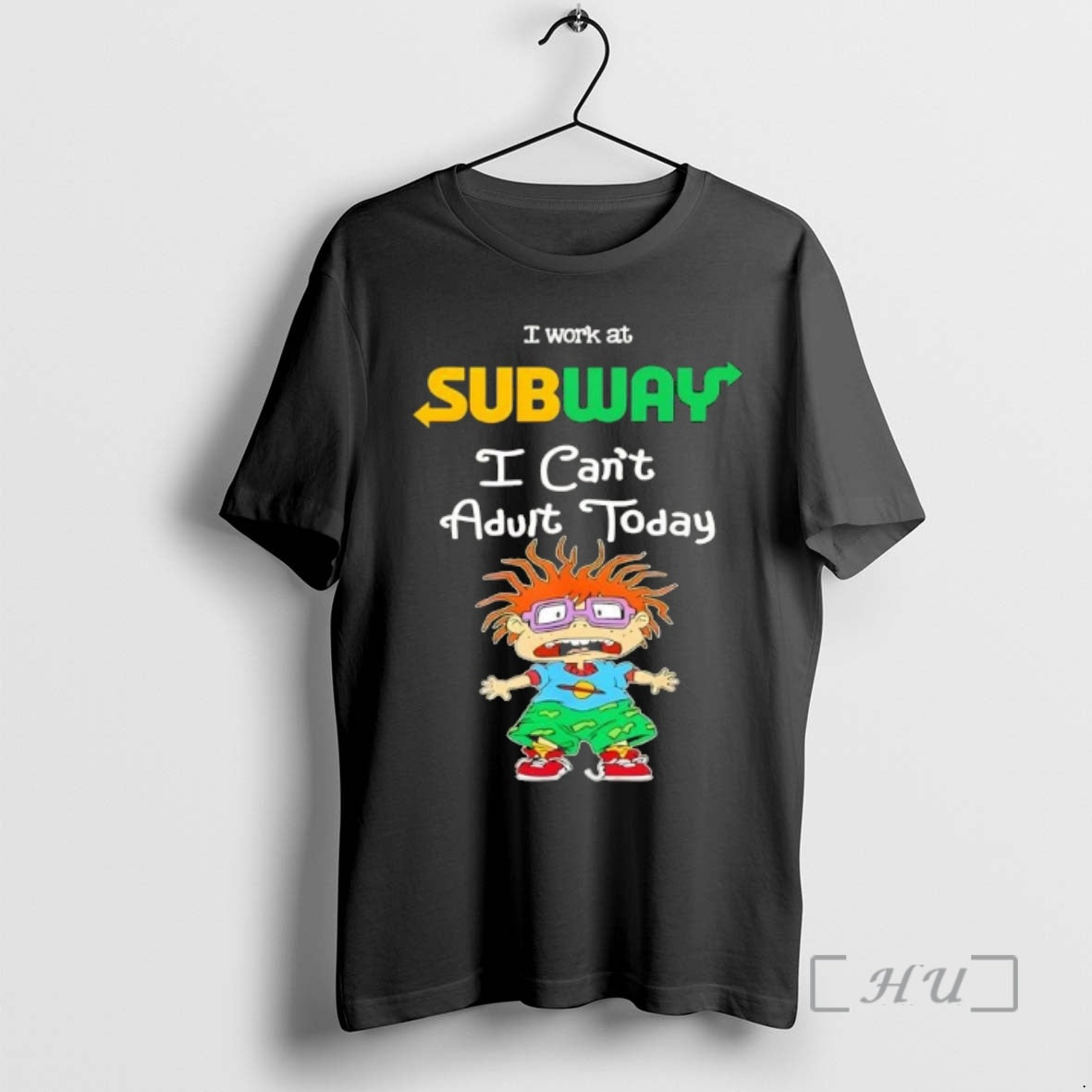 Officials Chuckie Finster I Work At Subway I Cant Adult Today Premium T Shirts Sweater Hoodie, Sweatshirt | PodTeesHub.com