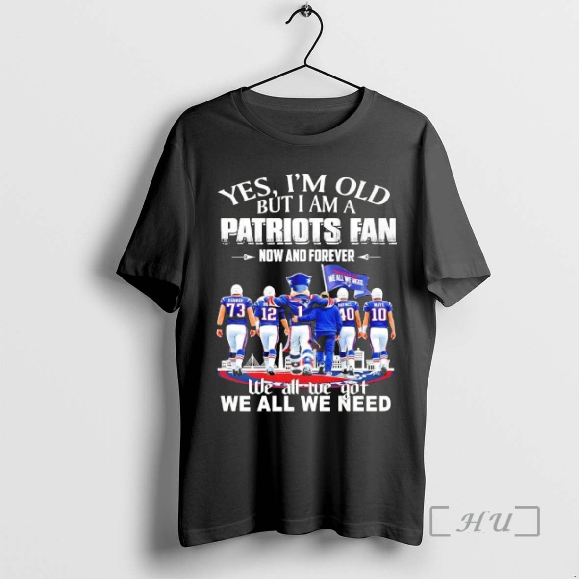 Officials Coach Mike Vrabel And Players Yes Im Old But I Am A New England T-Shirts, Hoodie, Sweatshirt | PodTeesHub.com