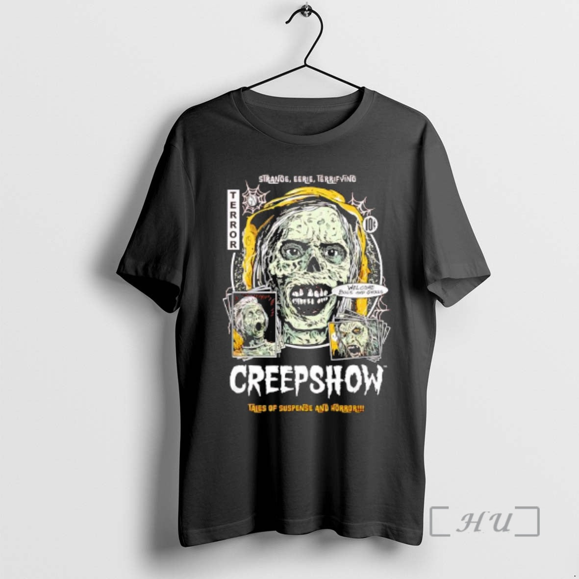 Officials Creepshow Strange Eerie Terrifying Terror Graphic T-Shirts, Hoodie, Sweatshirt | PodTeesHub.com