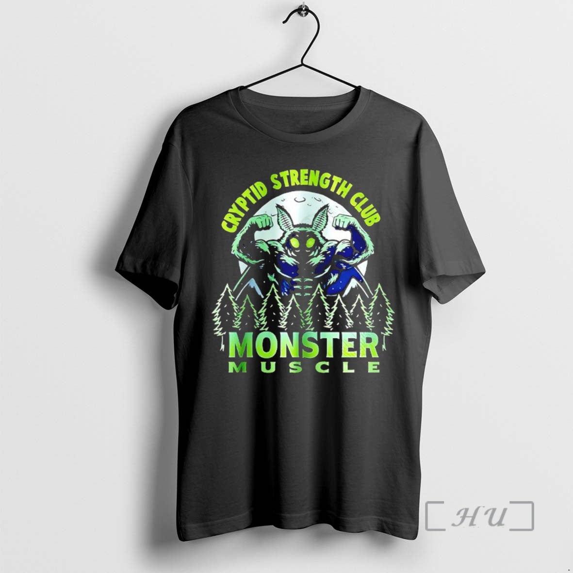 Officials Cryptid Strength Club Monster Muscle T-Shirts, Hoodie, Sweatshirt | PodTeesHub.com