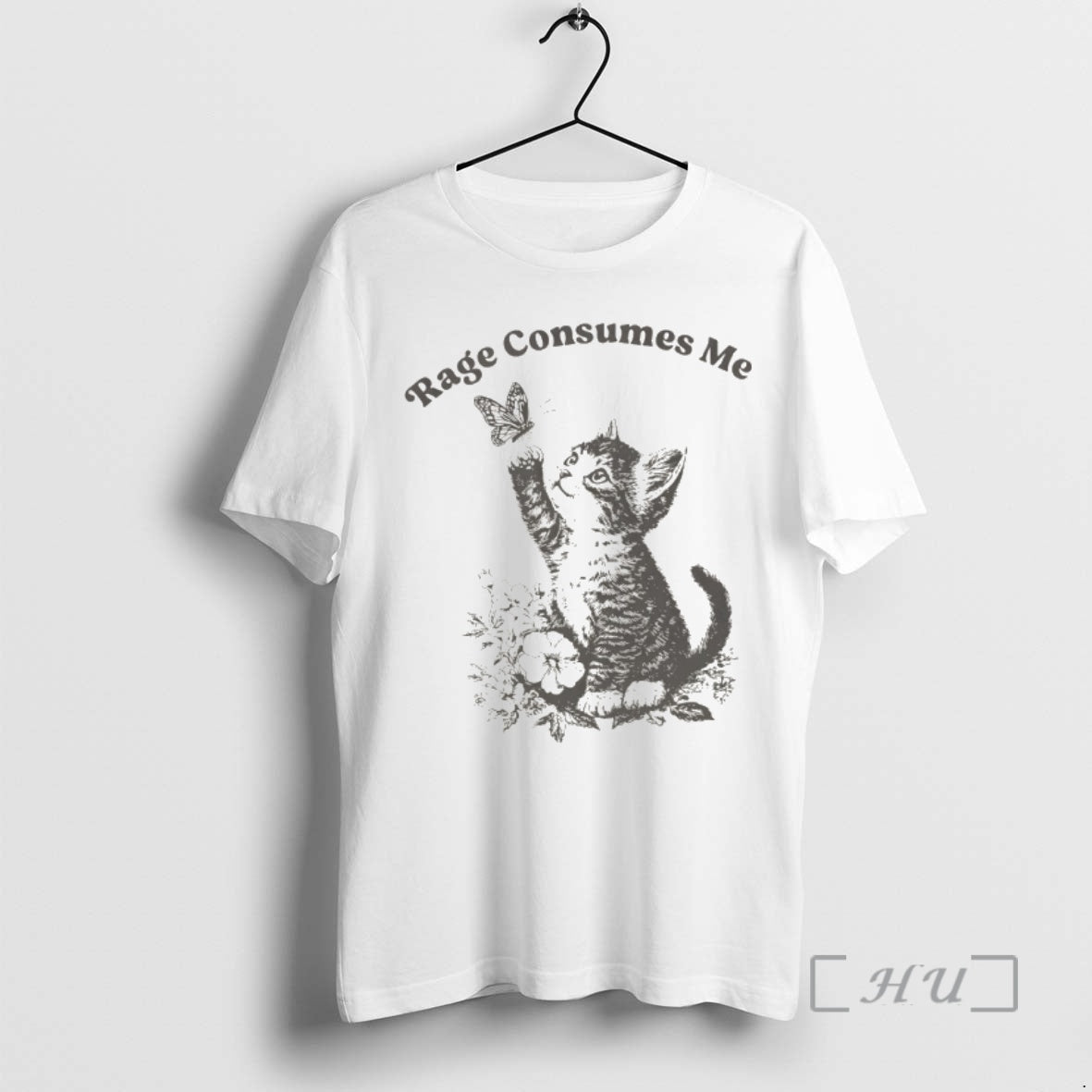 Officials Cute Cat Meme Rage Consumes Me T-Shirts, Hoodie, Sweatshirt | PodTeesHub.com