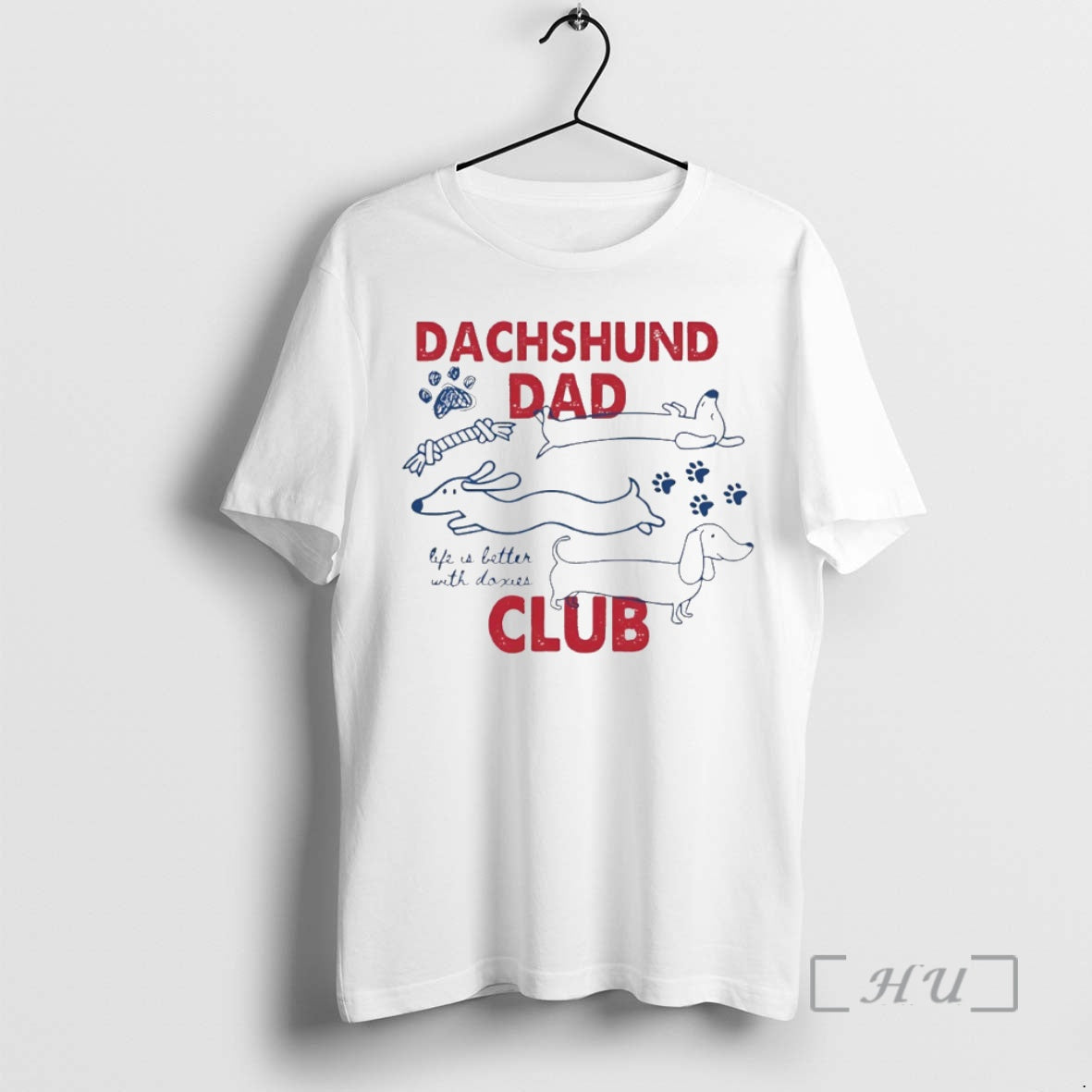 Officials Dachshund Dad Club Life Is Better With Doxies Circle T-Shirts, Hoodie, Sweatshirt | PodTeesHub.com