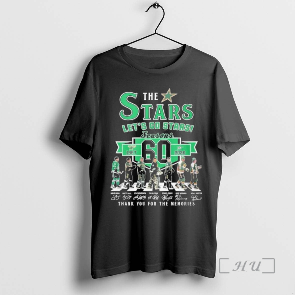 Officials Dallas Stars Abbey Road 60 Seasons Lets Go Stars T-Shirts, Hoodie, Sweatshirt | PodTeesHub.com
